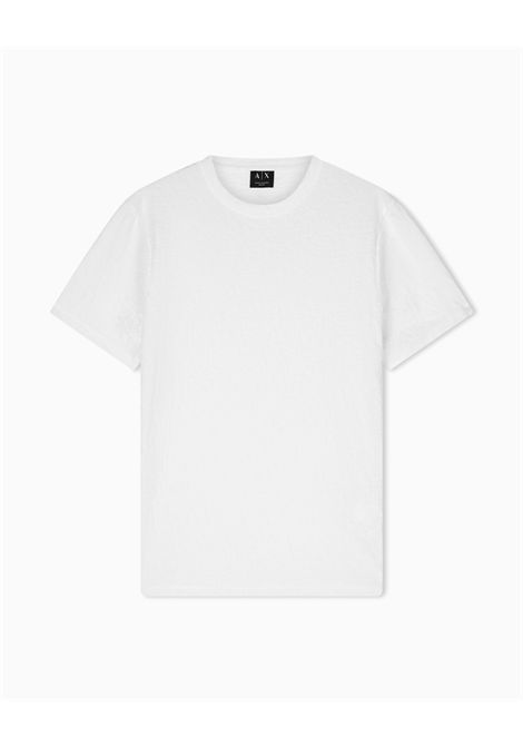 T-shirt slim fit in jacquard di cotone mercerizzato ARMANI EXCHANGE | T-shirt | XM002821 AF10337U0009